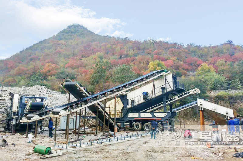 福建泉州建筑垃圾破碎筛分生产线